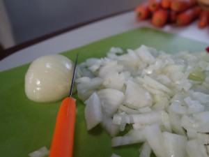 Leckere italienische Linsensuppe aus dem Camper