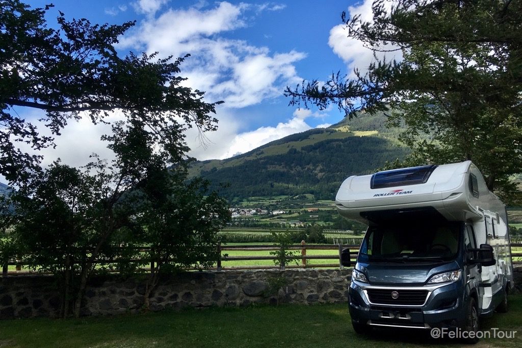 Campingplatz im Park in Glurns