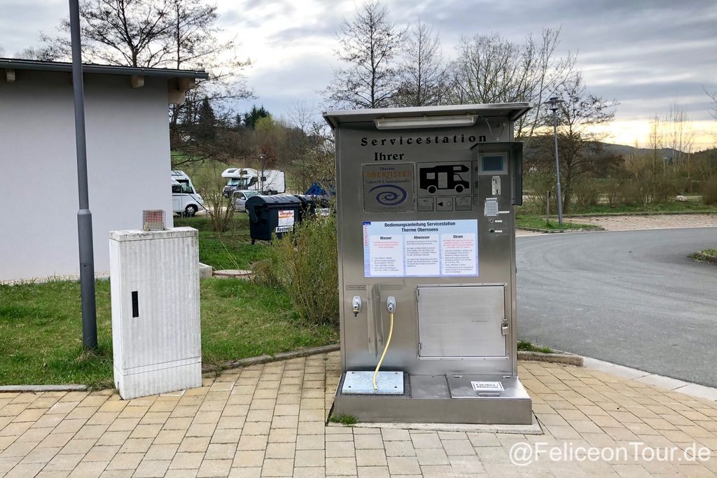 Wohnmobilstellplatz an der Therme Obernsee