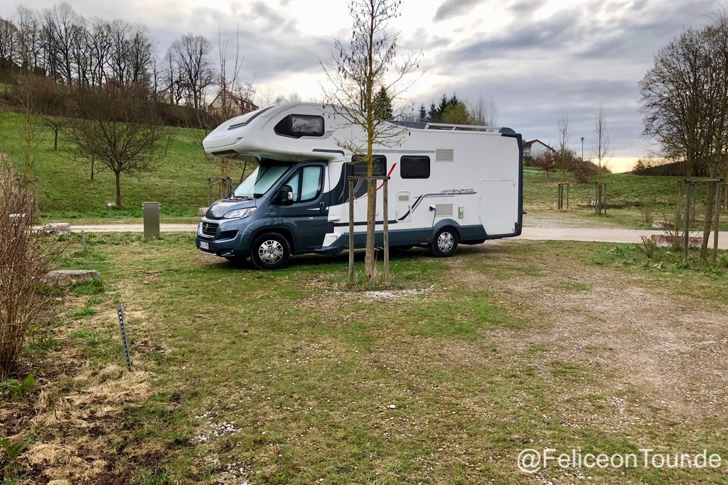 Wohnmobilstellplatz an der Therme Obernsee