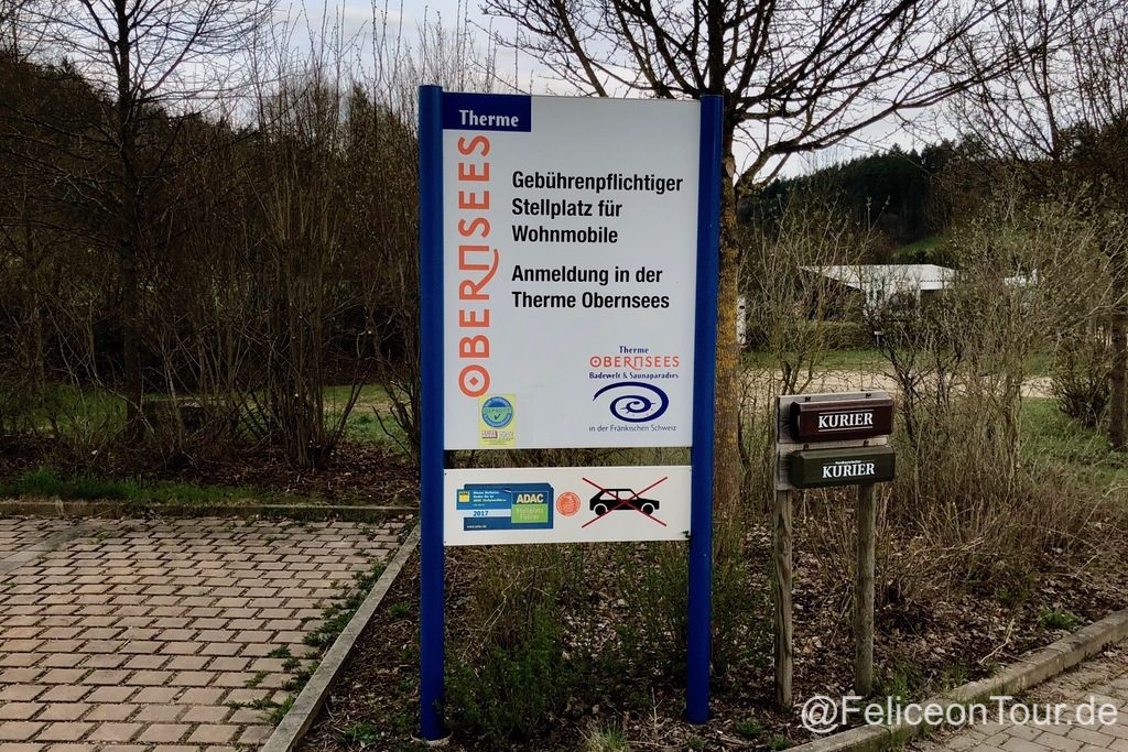 Wohnmobilstellplatz an der Therme Obernsee