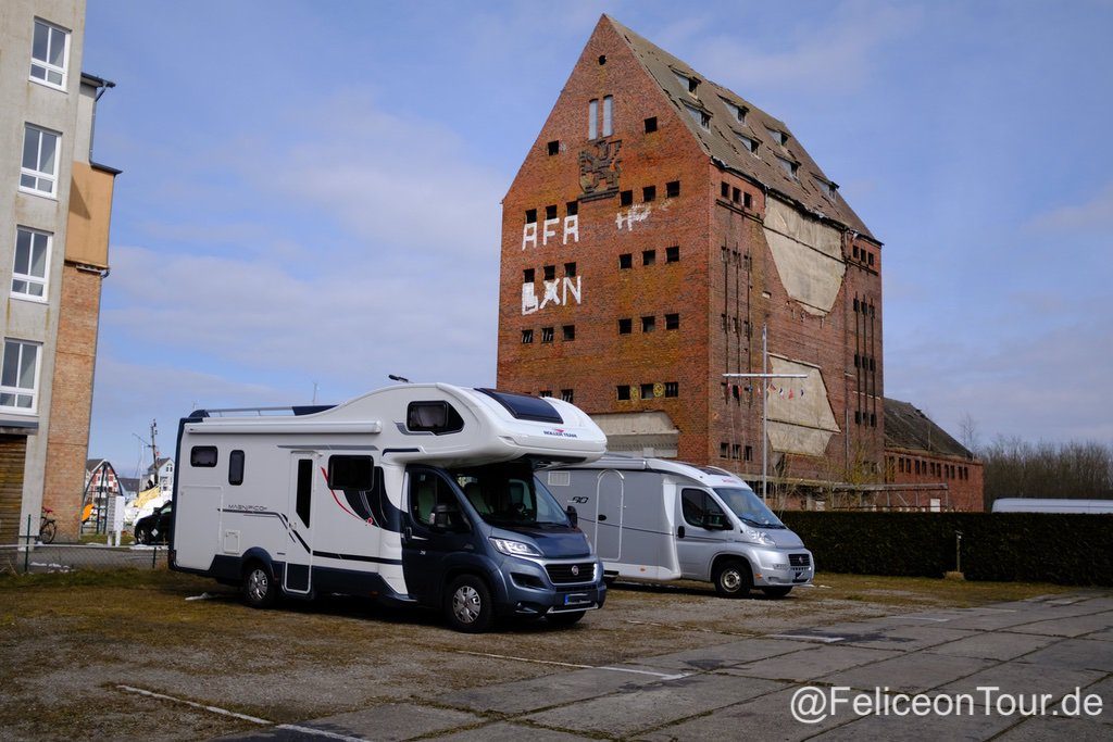 Caravanplatz am Yacht- und Museumshafen Greifswald